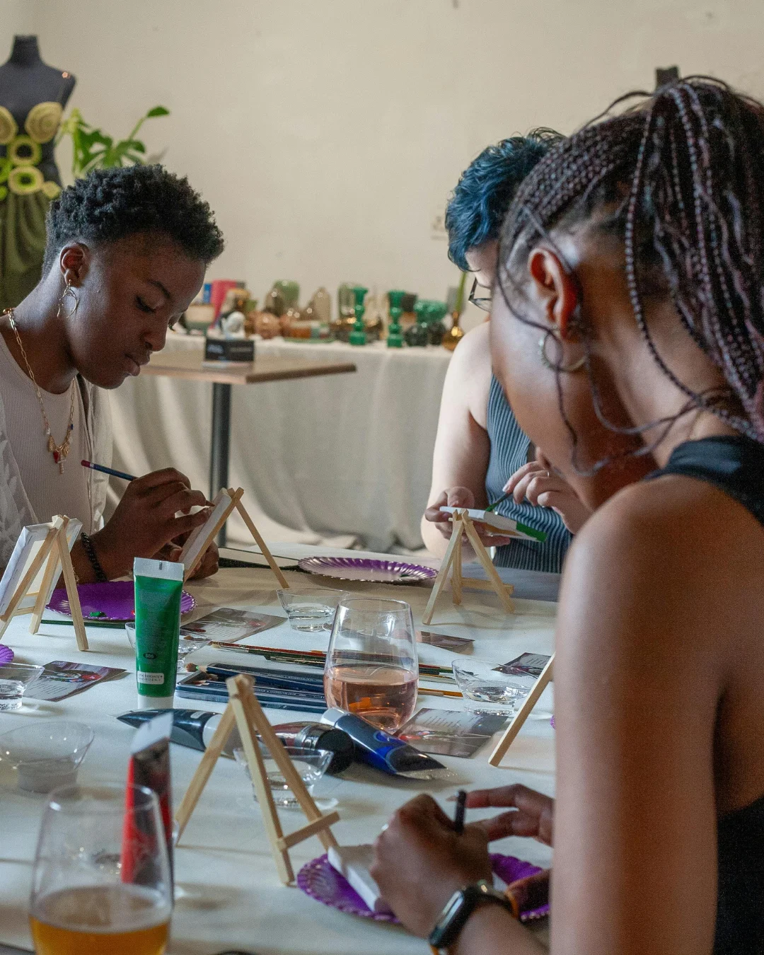 Creative professional in consultation