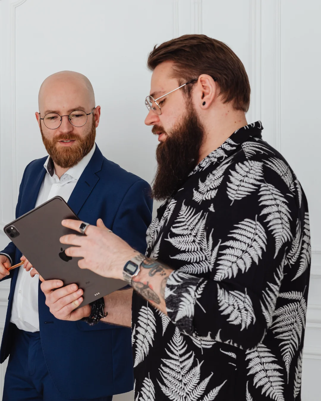 Hospitality professional in consultation